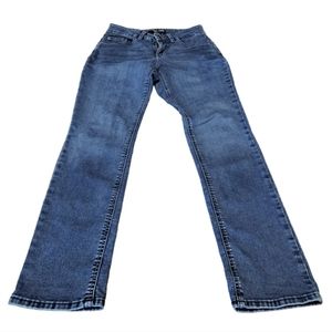 Riders By Lee Denim Jeans Womens‎ 8P Mid Rise Slim Straight Pockets Stretch